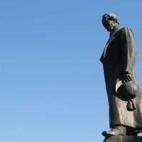 Monumento a Don Giovanni VeritÃ , profilo - Patrizia Diamante - Modigliana (FC)