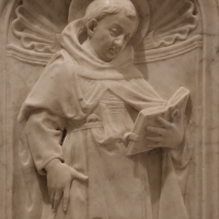 Antonio rossellino, sarcofago del beato marcolino amanni, 1458, da s. giacomo in s. domenico a forlÃ¬, santi domenicani 02 - Sailko - ForlÃ¬ (FC)