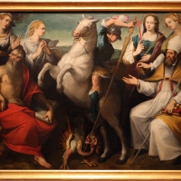 Tiburzio passerotti, san giorgio uccide il drago e altri santi, 1575-1600 ca - Sailko - ForlÃ¬ (FC)