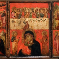 Scuola veneto-romagnola, ultima cena, madonna col bambino, santi e scene sacre, 1320-30 ca - Sailko - ForlÃ¬ (FC)