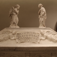Antonio rossellino, sarcofago del beato marcolino amanni, 1458, da s. giacomo in s. domenico a forlÃ¬, 04 annuncizione - Sailko - ForlÃ¬ (FC)