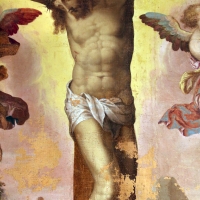 Livio agresti, crocifissione con due angeli, 1550-60 ca., da s. francesco grande a forlÃ¬ 03 - Sailko - ForlÃ¬ (FC)