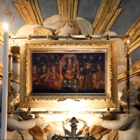 Pianetto (galeata), santa maria dei miracoli, interno, tempietto della madonna, madonna miracolosa del xv secolo 1 - Sailko - Galeata (FC)