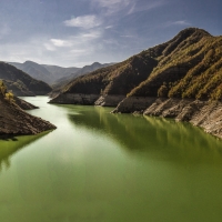 Una panoramica della diga - Angelo nastri nacchio - Santa Sofia (FC)