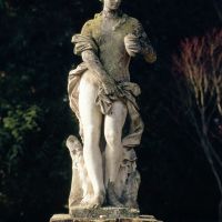 Villa Massari. Statua nel giardino - Samaritani - Voghiera (FE)