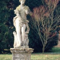 Villa Massari. Statua nel giardino - Samaritani - Voghiera (FE)