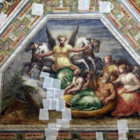 Bastianino, ludovico settevecchi e leonardo da brescia, sala dell'aurora nel castello estense, ante 1575, 02 autora - Sailko - Ferrara (FE)