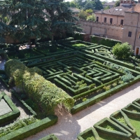 Vista giardino dall'alto - labirinto - Laura Dolcetti - Ferrara (FE)