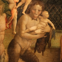 Andrea mantegna, minerva scaccia i vizi dal giardino delle virtÃ¹, 1497-1502 ca. (louvre) 33 satiro - Sailko - Ferrara (FE)