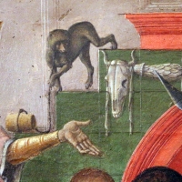 CosmÃ¨ tura, giudizio di san maurelio, 1480, da s. giorgio a ferrara, 04 scimmia - Sailko - Ferrara (FE)