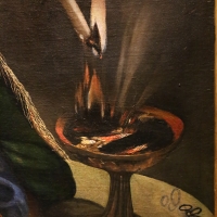 Dosso dossi, melissa, 1518 ca. 15 cerchio magico e candela - Sailko - Ferrara (FE)