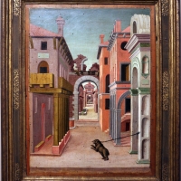 Girolamo da cotignola, due vedute di cittÃ , 1520, 06 - Sailko - Ferrara (FE)