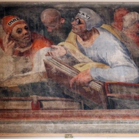 Giuseppe mazzuoli detto il bastardo, disputa coi dottori, 1579-80, dalla chiesa del gesÃ¹ a ferrara 02 - Sailko - Ferrara (FE)