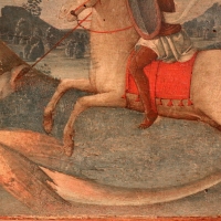 Pittore ferrarese o romagnolo, arcangelo gabriele, stigmate di s. francesco, nativitÃ  e san giorgio col drago, 1510 ca. 06 - Sailko - Ferrara (FE)