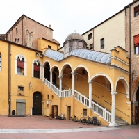 Ferrara, palazzo comunale, scala dell'ex-cortile ducale, di pietro benvenuti degli ordini (1481) - Sailko - Ferrara (FE)