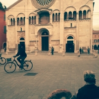 Modena - Corso Duomo con cane e bicicletta - Giacomo V. Armellino - Modena (MO)