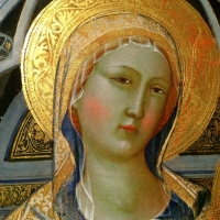 Agnolo Gaddi Madonna con Bambino in trono a Santi - Waltre manni - Parma (PR)