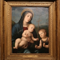 Francesco francia (bottega), madonna col bambino e san giovannino, 1510-20 ca - Sailko - Parma (PR)