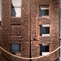 Portale di san bertoldo, in legno intagliato, dalla chiesa di s. alessandro a parma, x secolo 01 - Sailko - Parma (PR)