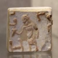 EtÃ  romana imperiale, bollo con figura di mercurio e iniziali - Sailko - Parma (PR)