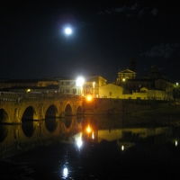 Ponte di Tiberio e scorcio di Rimini - by night - Maxy.champ - Rimini (RN)